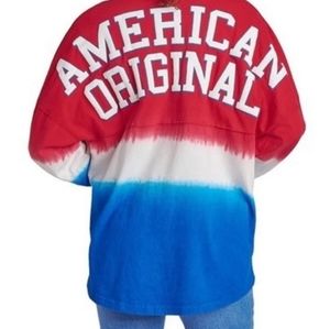 Disney Mickey Mouse American Original Spirit Jersey Long Sleeve Shirt